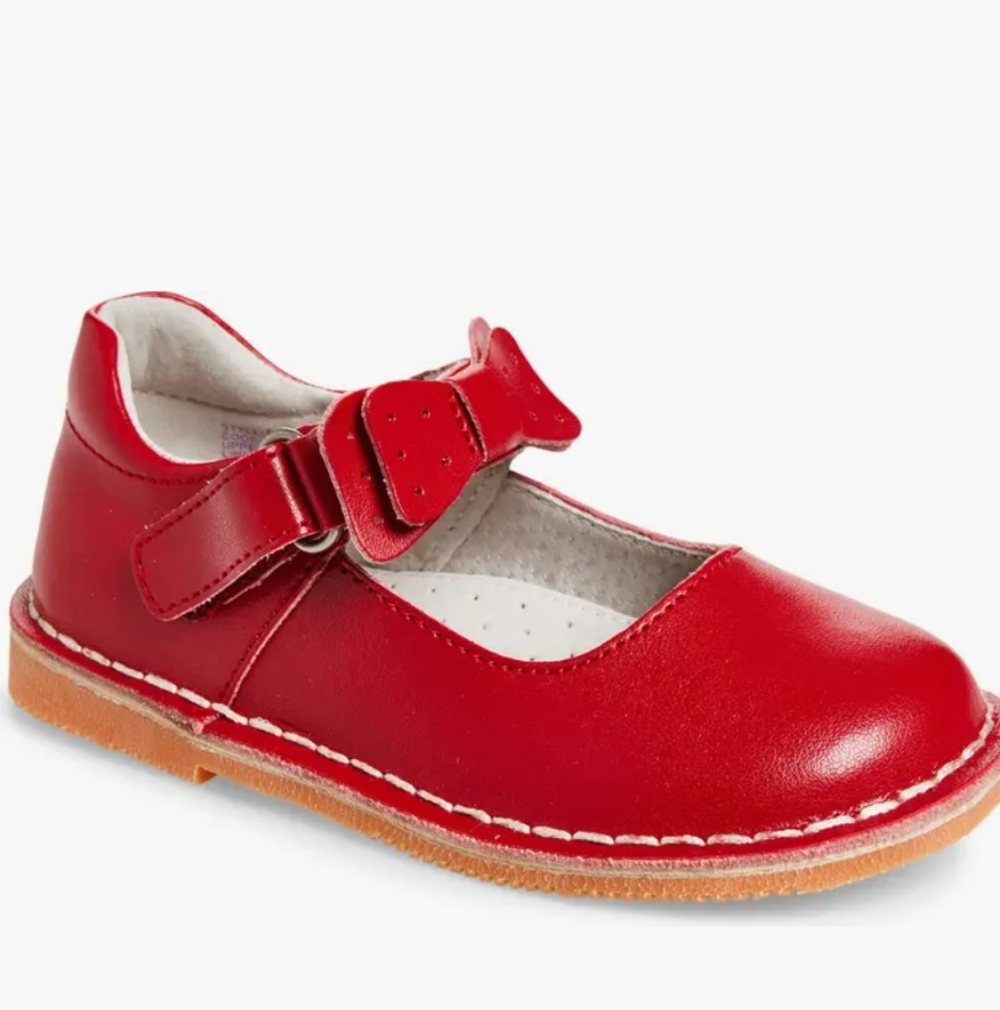 Lamour Charming Red Kids Mary Jane Dress Shoes